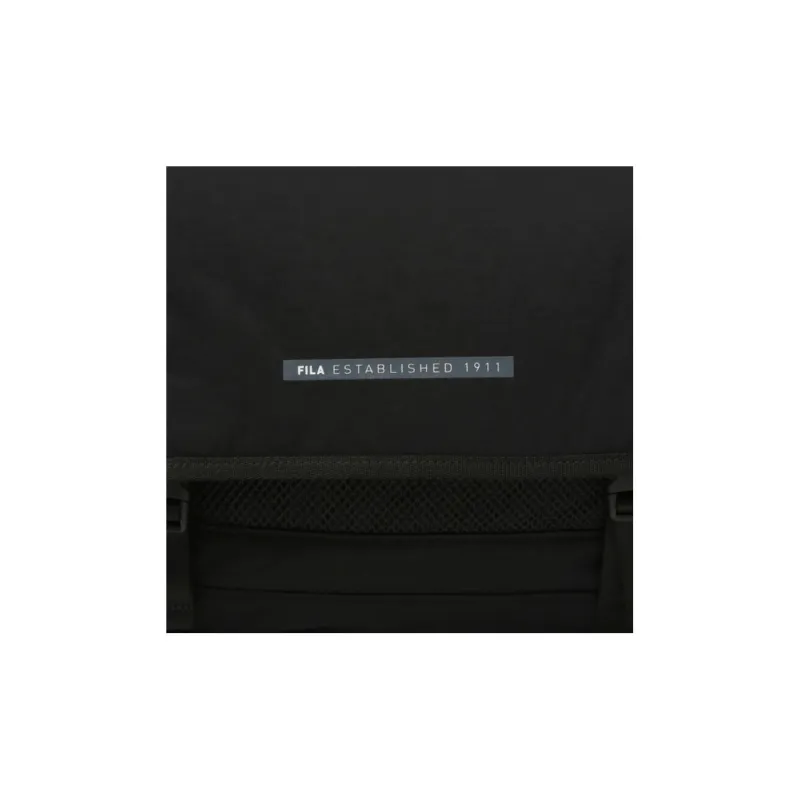 FILA Nylon Messenger Bag, Shoulder Bag, Crossbody Bag Unisex Black-2