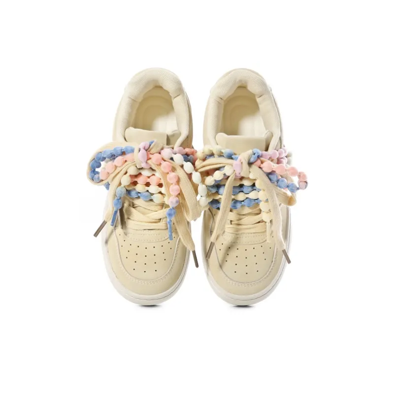 The New Age Family Low Top Skateboard Shoes Women's Yellow-2