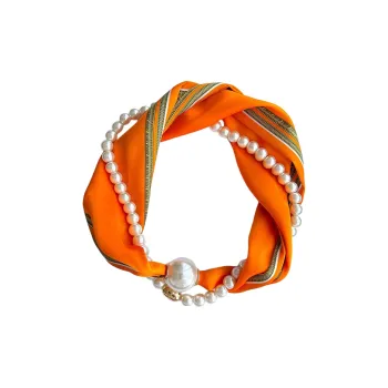 VINEY Silk Scarves Women's