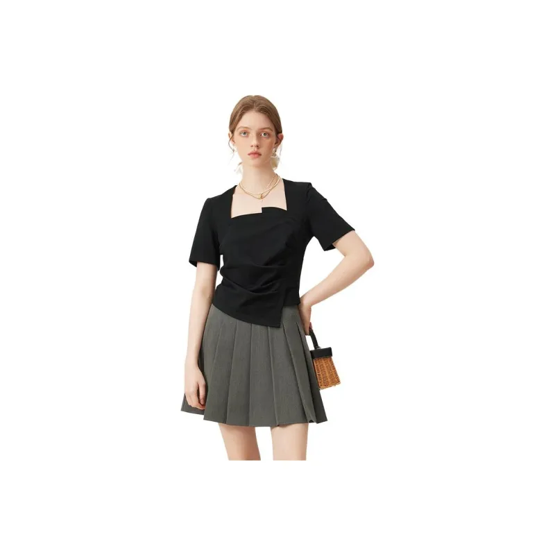 FANSILANEN T Shirts Women's Black-0