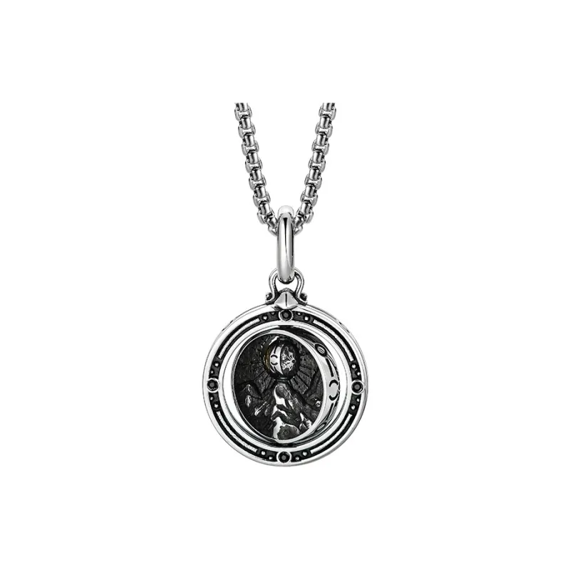 MYSH 925 Sterling Silver Necklaces Men's-8