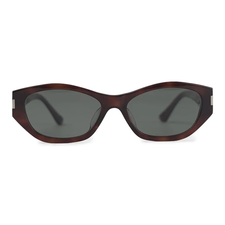 HELEN KELLER Plate Frame Cat Eye Sunglasses Unisex-6