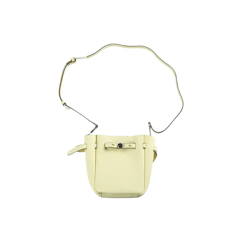 TORY BURCH Romy Cow Leather Shoulder Bag, Crossbody Bag Trumpets Women's Lemon-0