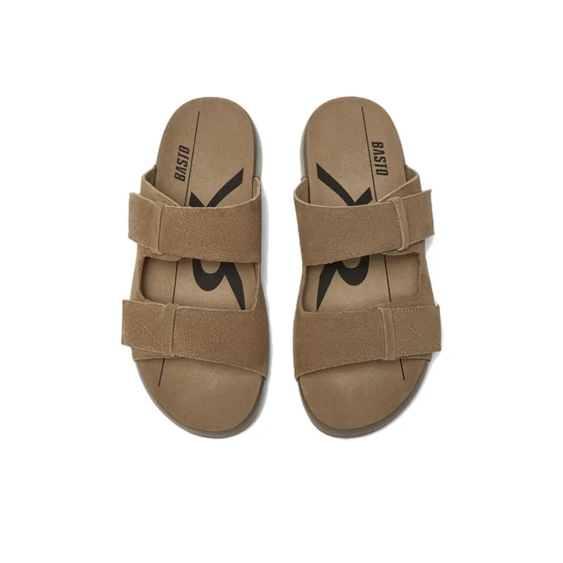 BASTO Quiet Slip Resistant Slide Slippers Men's-2