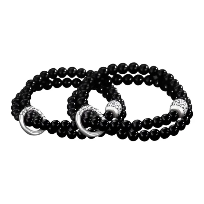 Ostantin Obsidian Bracelets Unisex-0