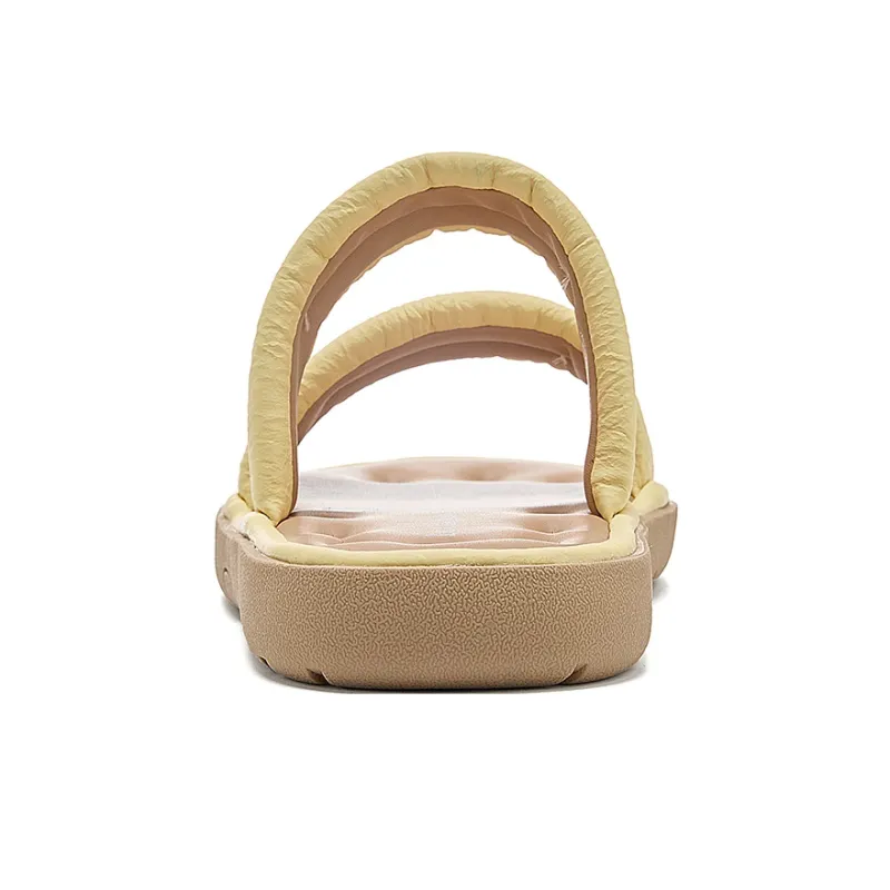 La Chapelle Slip Resistant Abrasion Resistant Slide Slippers Women's Yellow-3