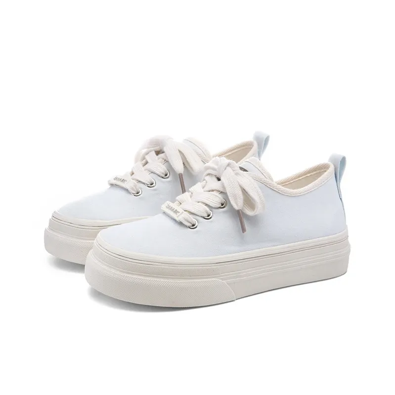 Ordifen Low Top Skateboard Shoes Women's Light Blue-1