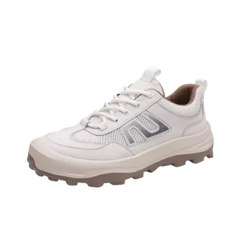 AMICNIEGD Running Shoes Men Low Top Black/White