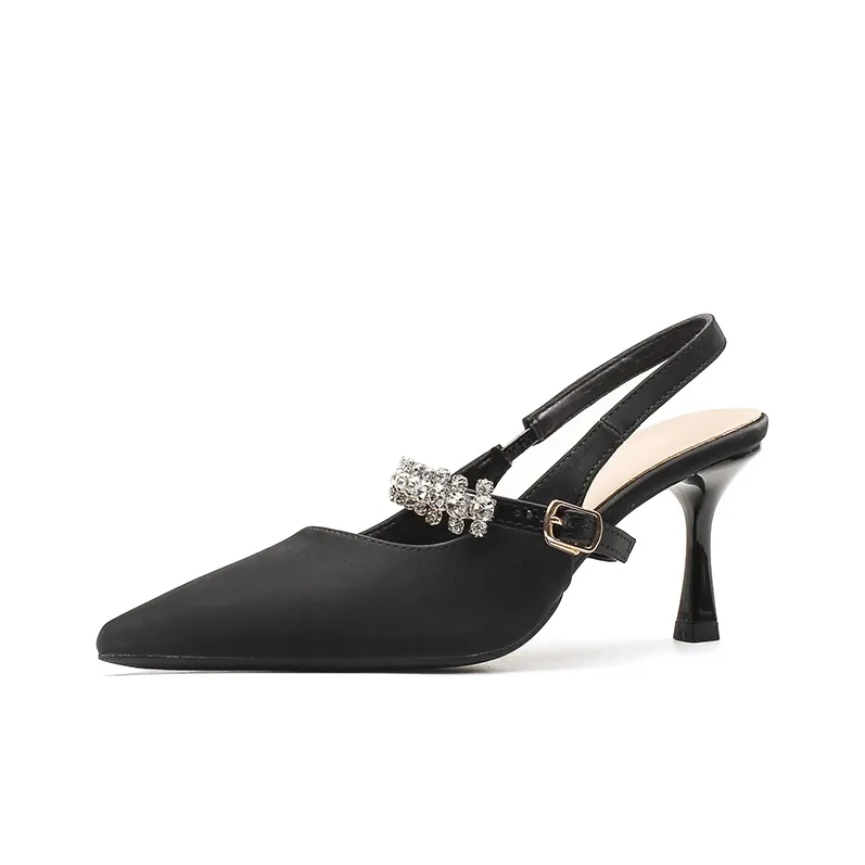 Varib Flared Heel High Heels 7cm Women's-0