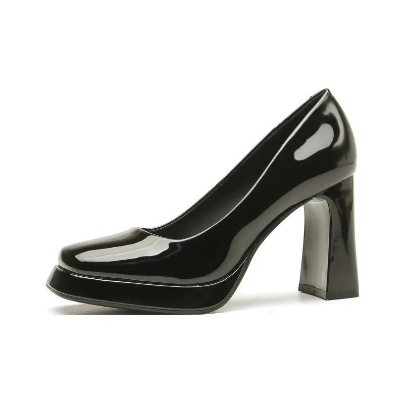 Lan Miao Chunky Heel High Heels Women's-7