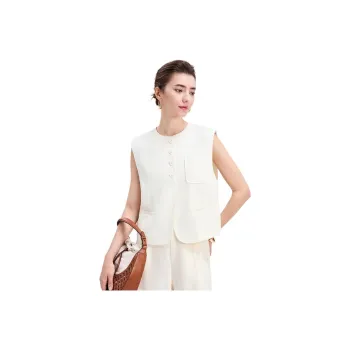 NAVIGARE Vests Women's Coconut Milk White