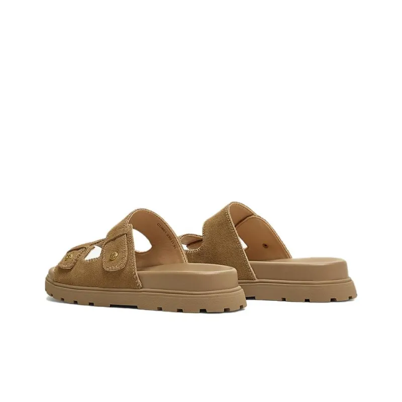 TATA Leather Patchwork Quiet Slide Slippers Women's-7