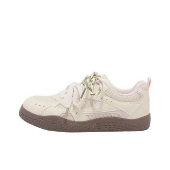 Shen Linsen Abrasion Resistant Slip Resistant Low Top Skateboard Shoes Women's Yellow