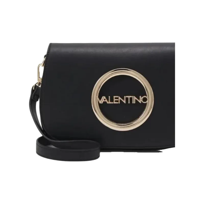 Valentino Polyurethane Shoulder Bag, Crossbody Bag Women's Black-3
