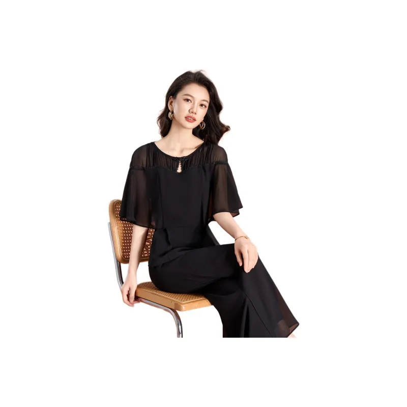 Mylan Casual Suits Women's Black-1
