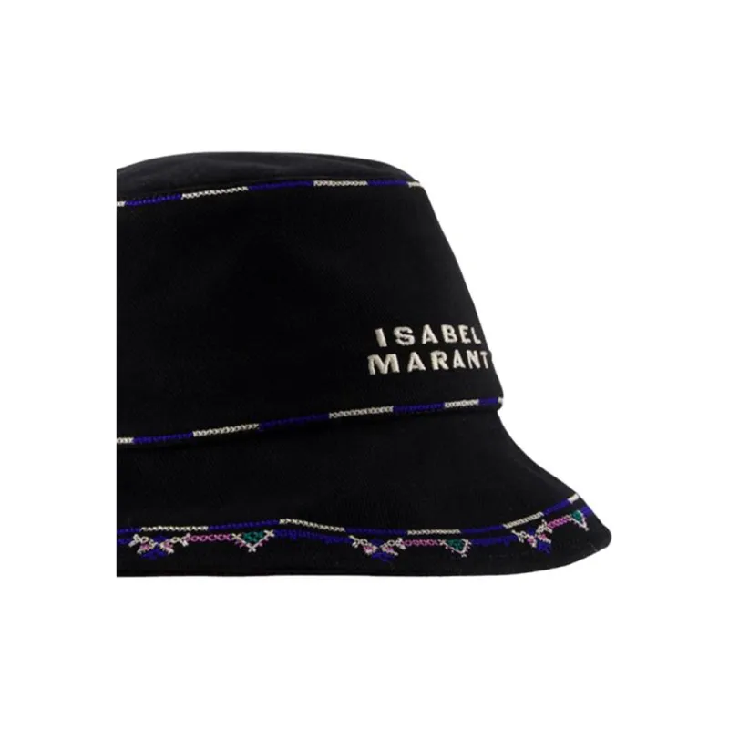ISABEL MARANT ETOILE Cotton Bucket Hats Unisex Black-2