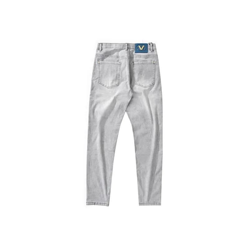 Devanro Jeans Men Light Gray-1