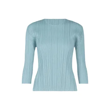 PLEATS PLEASE ISSEY MIYAKE Shirt Women's Blue Gray