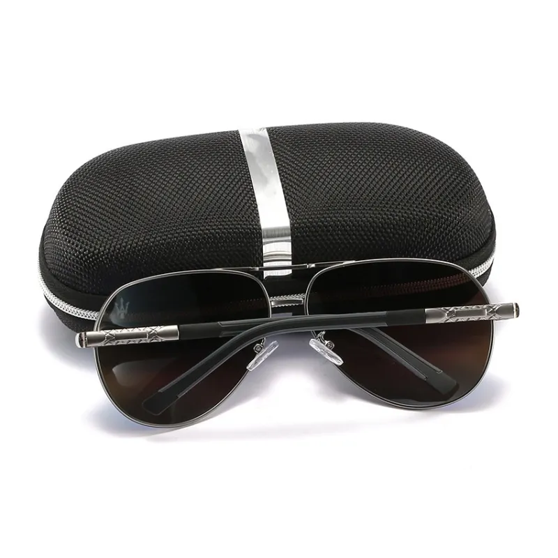 Maserati Metal Aviator Sunglasses Unisex-2
