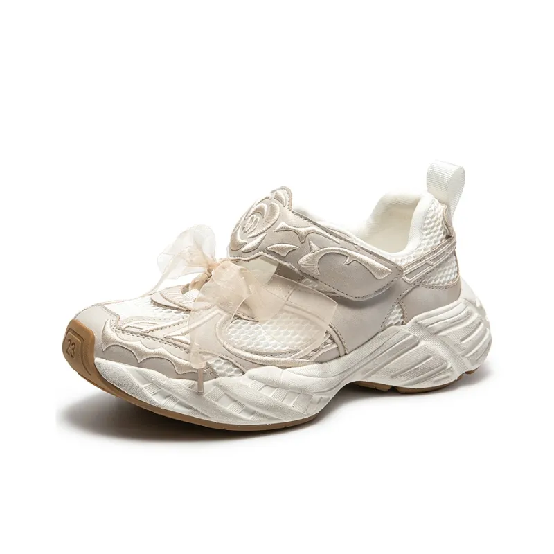 MIO Breathable Height Increase Low Top Chunky Sneakers Women's-7