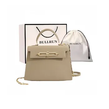 Bullrun Synthetic Leather Shoulder Bag, Crossbody Bag, Handbag Regular Women's Milk Tea Apricot