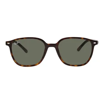 RayBan Acetate Square Sunglasses Unisex Brown