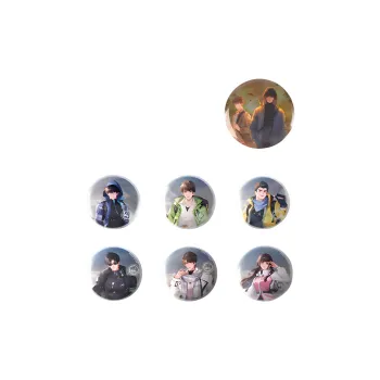 Kinbor The Lost Tomb Collaboration 'Meet In Changbai' Merch Badge Tinplate Wu Xie Zhang Qiling Badges