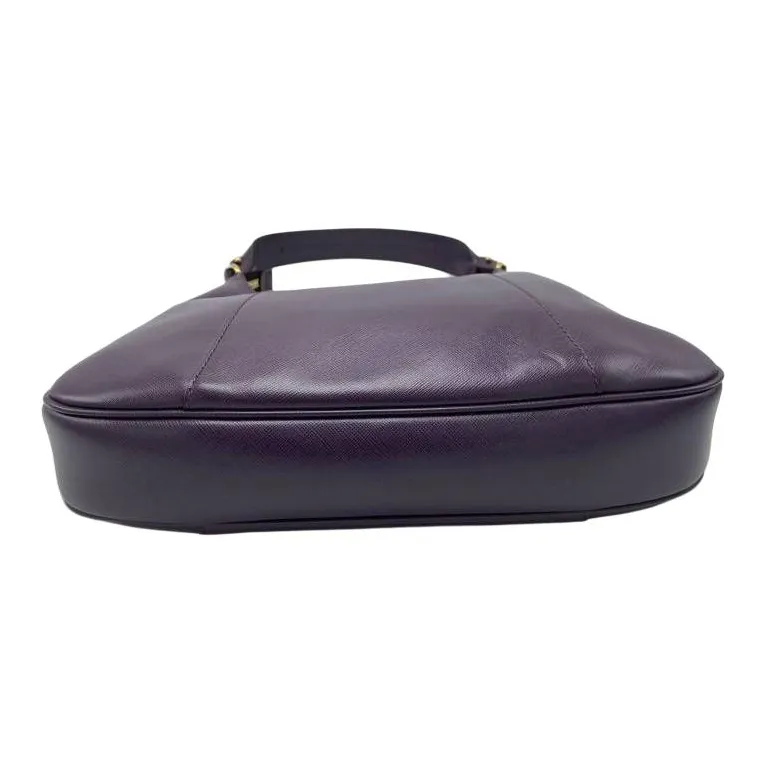 FERRAGAMO Leather Handbag Women's Purple-3