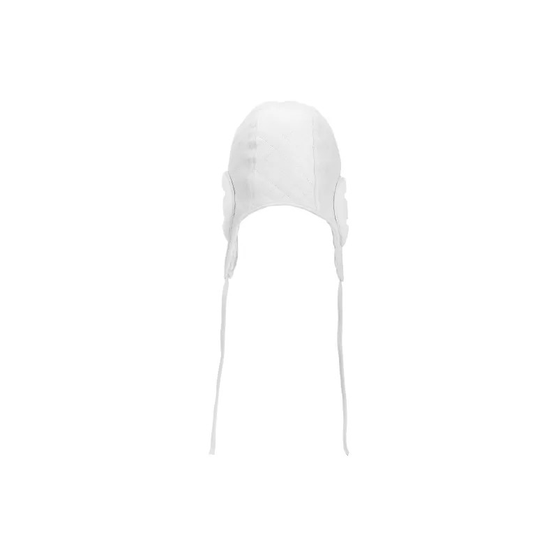 CHANEL Wool Trapper Hats Unisex White-2