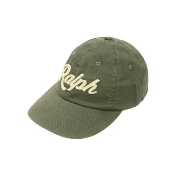 Polo Ralph Lauren 100% Cotton Baseball Caps Unisex Green