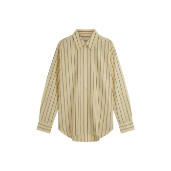 Calvin Klein Shirts Women's VND Stripes Yellow