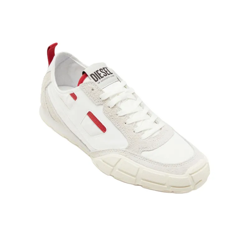 DIESEL S Pagodha Low Top Casual Shoes Men's White Red-5