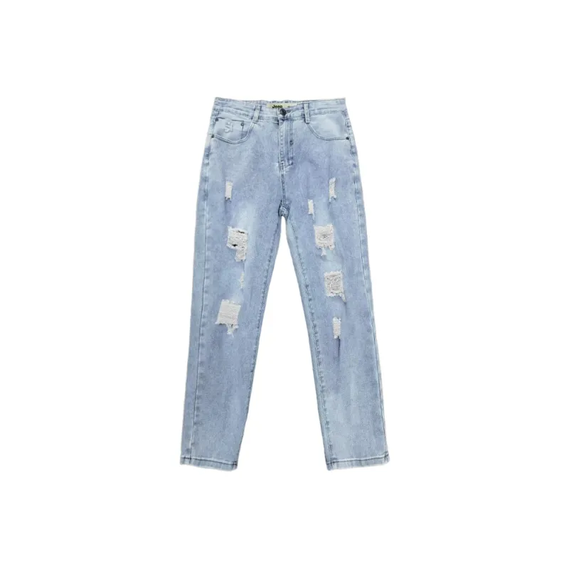 Jeep Fashion Sports Collection Jeans Unisex Blue Gray-0