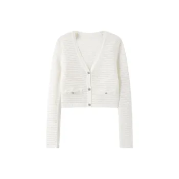 PEACEBIRD Knitwear Women's White