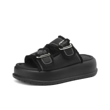 DAPHNE PU Polyurethane Slip Resistant Slide Slippers Women's