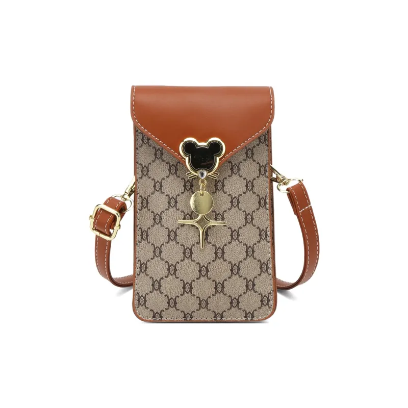 Debecca PU Cell Phone Pouch Regular Women's Multicolor-12