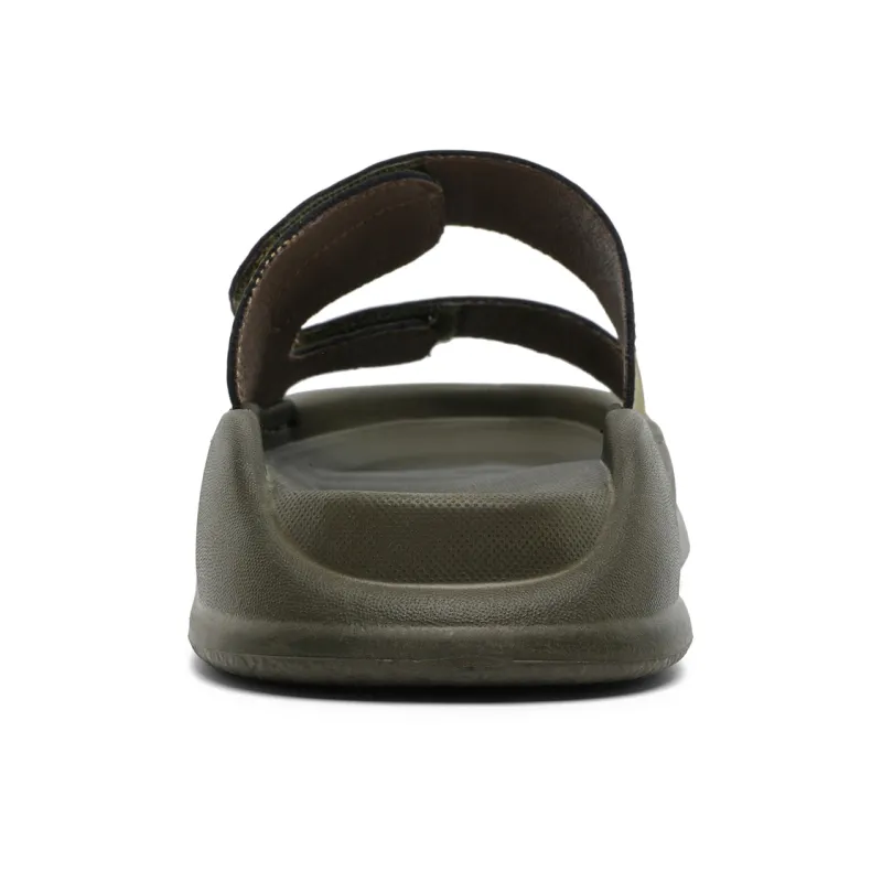 Ignition Slip Resistant Abrasion Resistant Slide Slippers Men's Olive Green-3