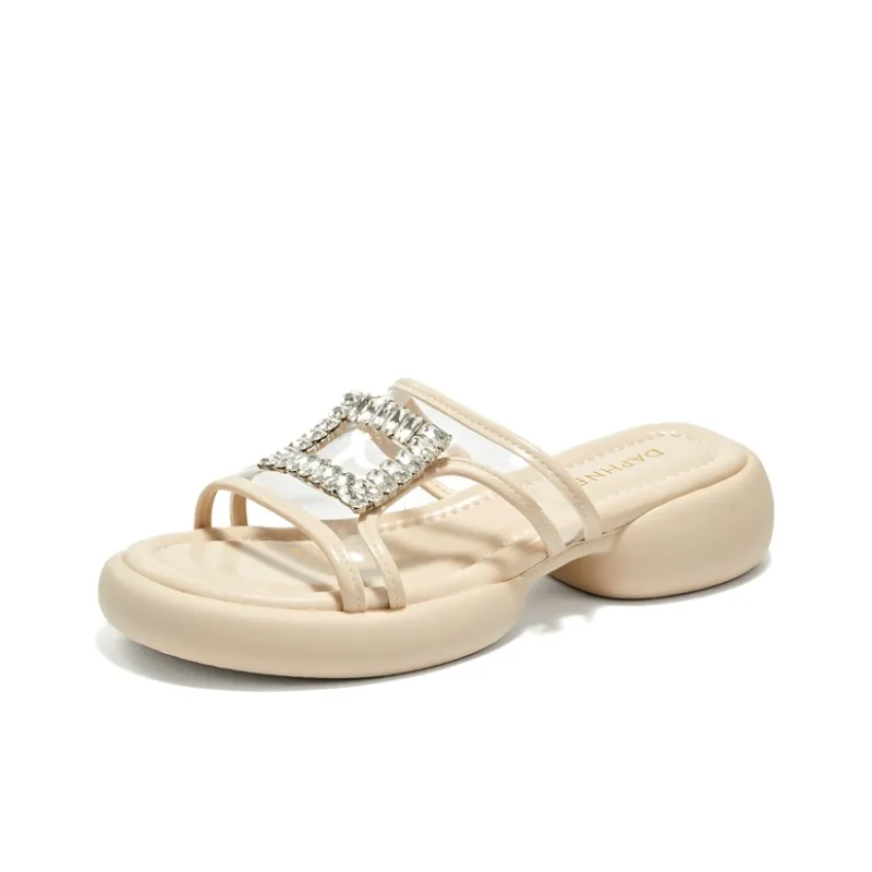 DAPHNE PU Polyurethane Slip Resistant Slide Slippers Women's-0