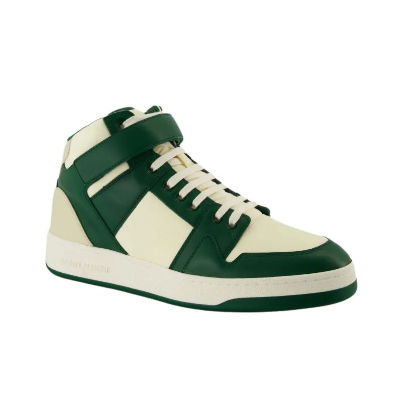 SAINT LAURENT Lax Lace Up Sneakers-2