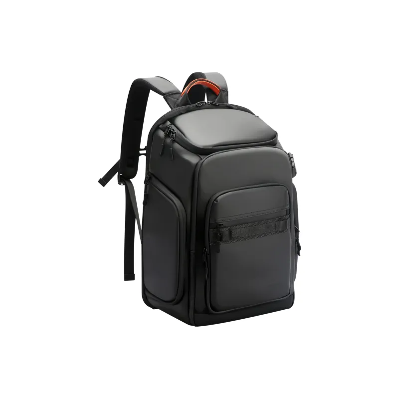 BOPAI Fabric Cameras Backpack Men's Black-2