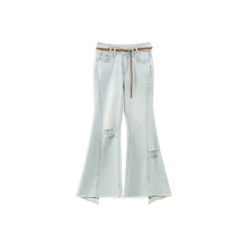 CHUU Jeans Women's Light Denim Blue