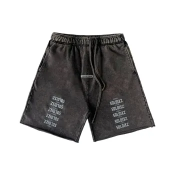 SoldiXZ Casual Shorts Unisex Wash Batik Ash