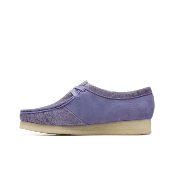 Clarks Wallabee Casual Single Shoes Women's Purple