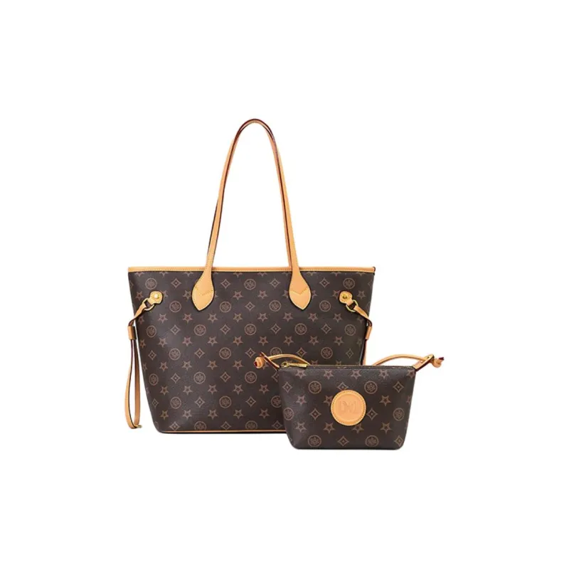 DAPHNE PVC Tote Bag, Shopping Bag, Handbag, Shoulder Bag Tubas Women's Coffee-0