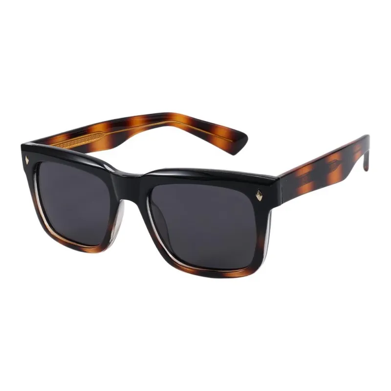 JEKA TR/Memory Plastic Square Sunglasses Women's-2