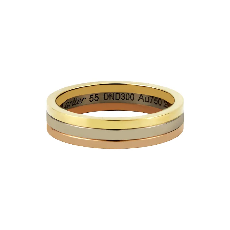 CARTIER 18K Rose Gold, 18K White Gold, 18K Gold Rings Unisex-2