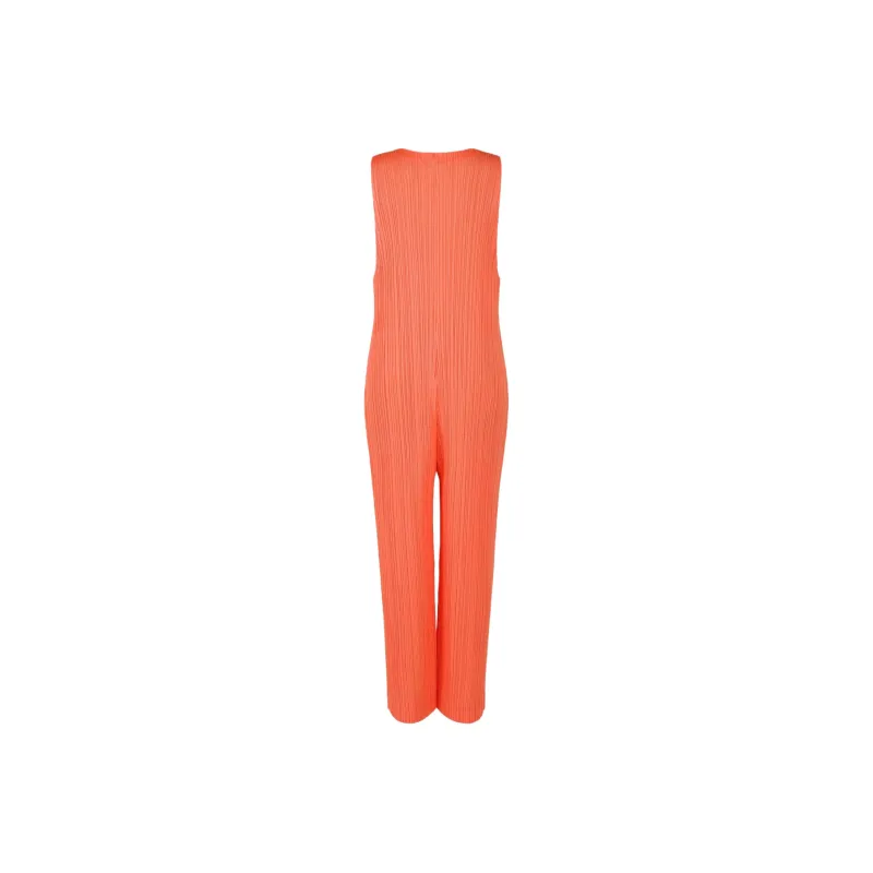 PLEATS PLEASE ISSEY MIYAKE Jumpsuit Women's Coral Orange-1