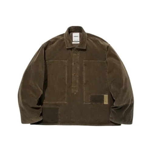 Bowwow SS25 NRA P/O CORDUROY SHIRTS REPAIRED Jackets & Coats Unisex