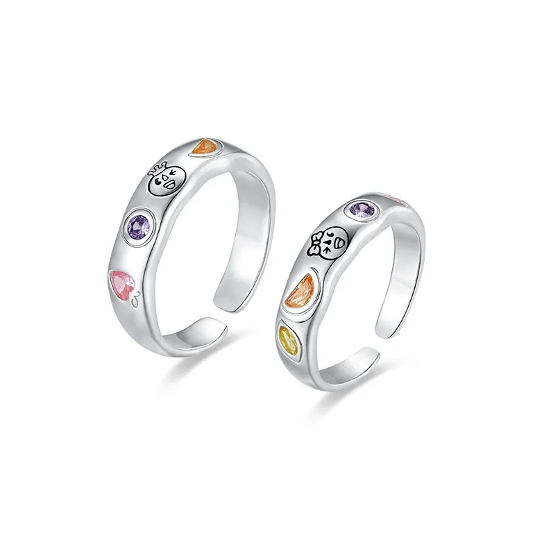 CHOW TAI SENG S925 Silver Rings Unisex-1