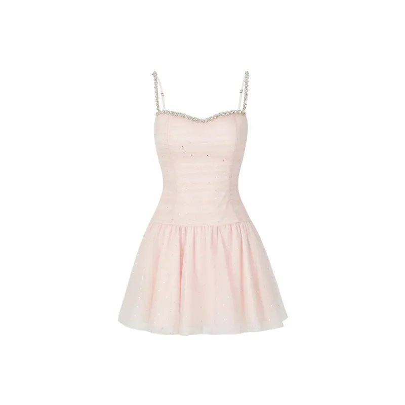 Udon House Slip Dresses Women's Pink-0